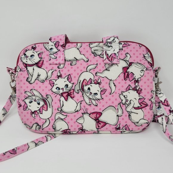 Handmade Custom Grab and Go Bag with Disney Marie Aristocats Fabric - Picture 3 of 12